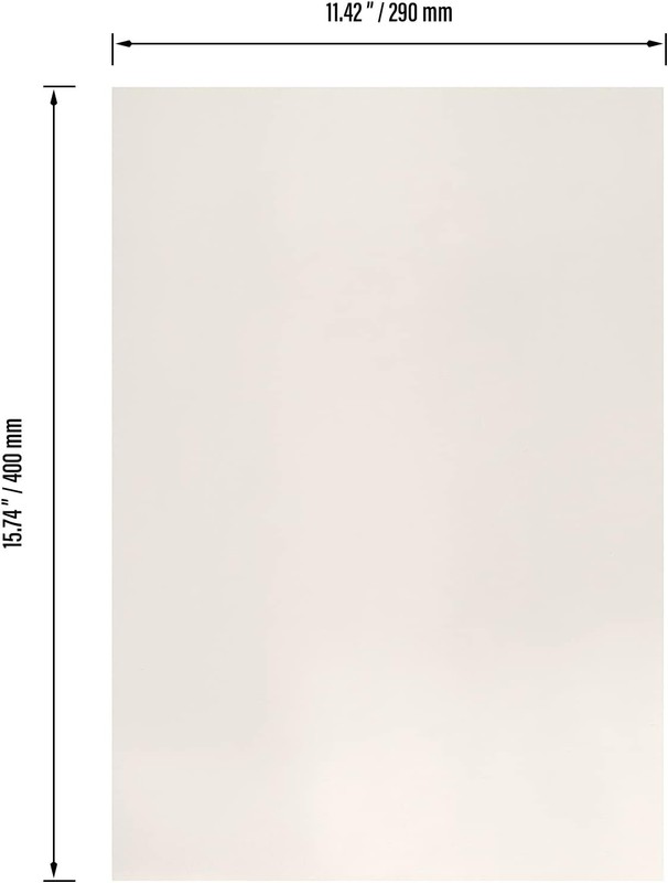 SINJEUN 500 Sheets 12 x 16 Inch Newsprint Packing Paper, Blank Off-White gallery