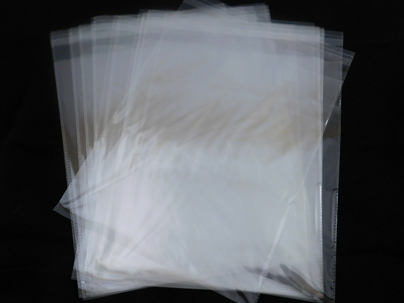 200 Clear Self Seal Bags 8x10 Water Resistant Light Weight Op Packaging Storage gallery