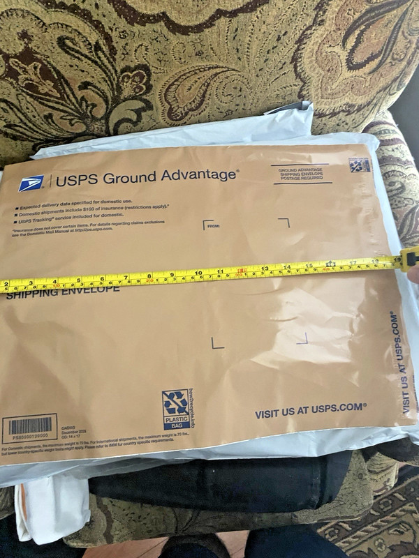 USPS POLY ENVELOPES 50 BRAND NEW SILVER INSIDE 14x17 POLY MAILERS SHIPPING BAGS gallery