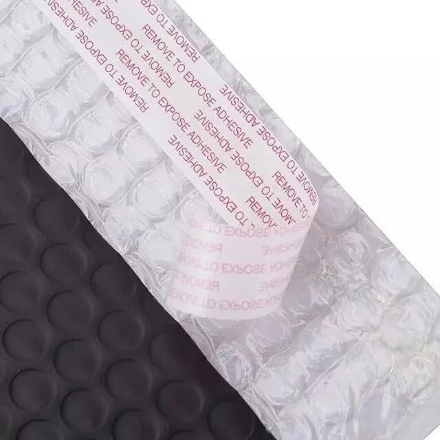 12x9" Side-Opening Black Bubble Mailers SHIPPING PADDED 50 PCS BAGS HEAVY DUTY gallery