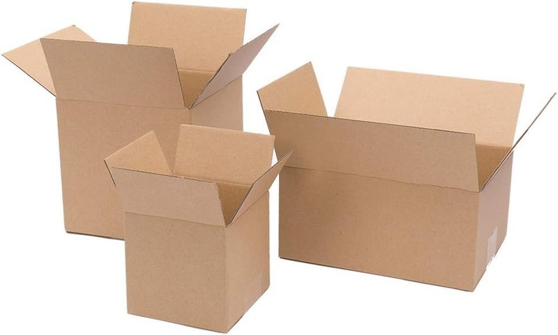 100 8x6x4 Cardboard Paper Boxes Mailing Packing Shipping Box Corrugated... gallery