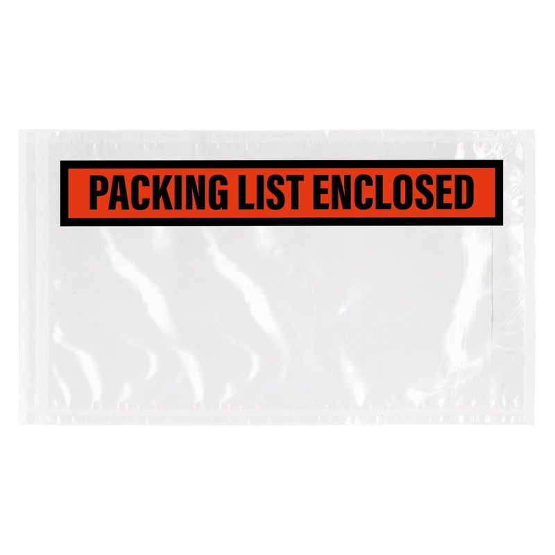 GPI – Packing List Envelopes, 5.5″ x 10″ Packing Slip Pouches, Clear Plastic …