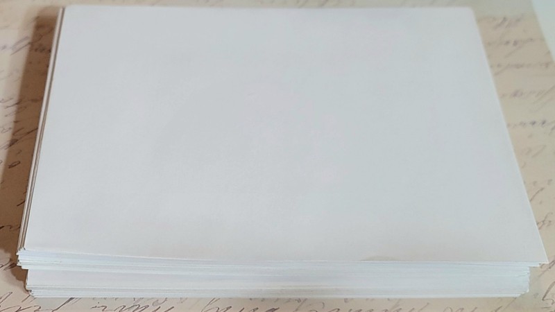 7.25" x 5.25" A7 Vintage Unused White And Color Envelopes Lots Of 50 gallery