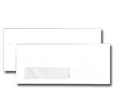 #10 Window Envelope – Simple Seal Flap – 24# White (4 1/8 x 9.5) Box of 500