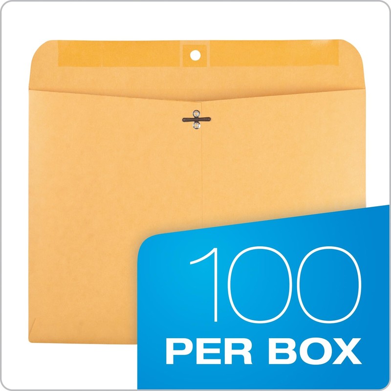 Park 9 x 12 Clasp Envelopes, Deeply Gummed Flaps for Permanent Secure Seal, Grea gallery