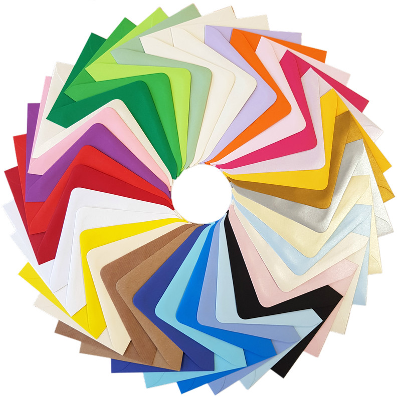 C6 (114×162 4×6″) Coloured Envelopes for Crafts Greeting Cards Party Invitations