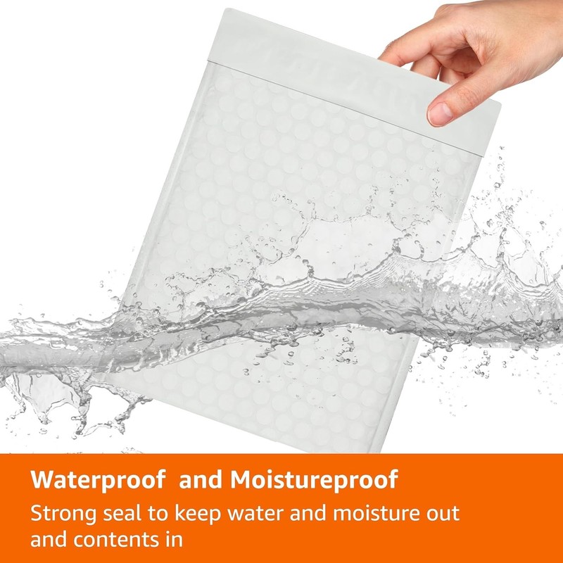 Water-Resistant Self-Seal Mailers, 10.5" x 16", 100-Pack - Perfect for Shipping gallery