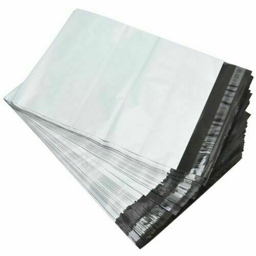 200pcs 100 each 9×12,6×9 white poly mailer bag 2.5MIL*expedited shipping