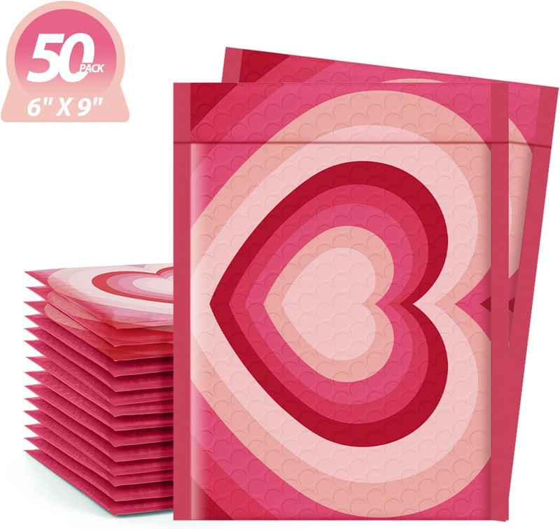 Metronic Bubble Mailers 6X10 Inch 50 Pack Usable Size 6X9", Cute Bubble Mailers gallery