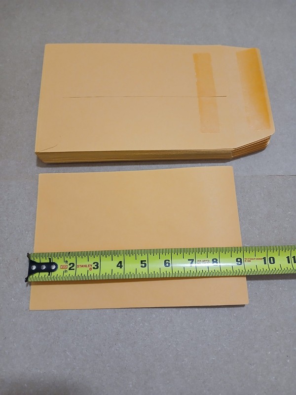 49 – Pack 6″x9″ Kraft Catalog Mailing Envelopes Mailers Lick Self Seal