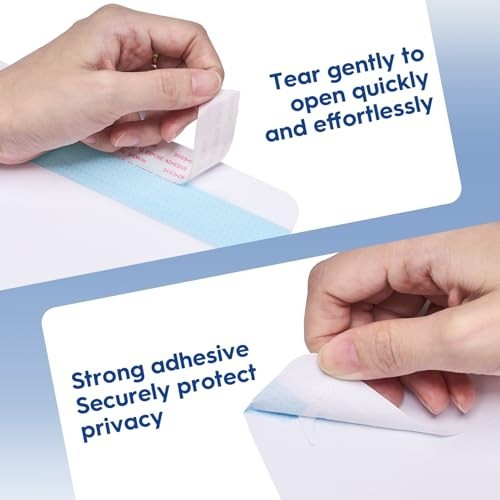 Self-Seal #10 Envelopes, 200 Count, No Window, 4⅛ x 9½", White Business Mailing gallery