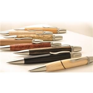 Office168 Handmade Walnut Wood Ballpoint Pen 0.7mm Made in Japan
