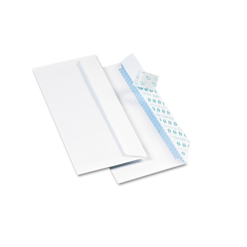 Quality Park? Redi Strip Security Tinted Envelope, #10, 4 1/8 x 9 1/2, White, 50