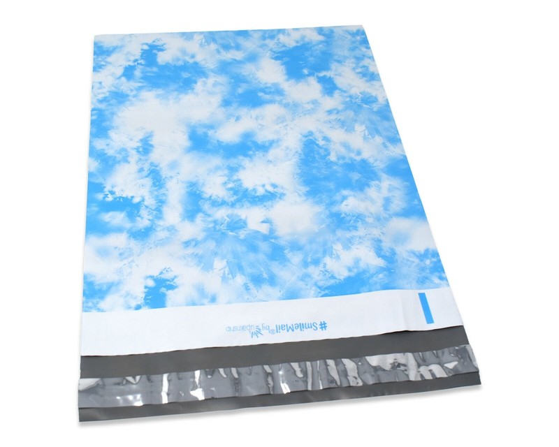 10x13, 14x17, 19x24 Sky's the Limit Clouds Poly Mailers, Shipping Mailing Bags gallery