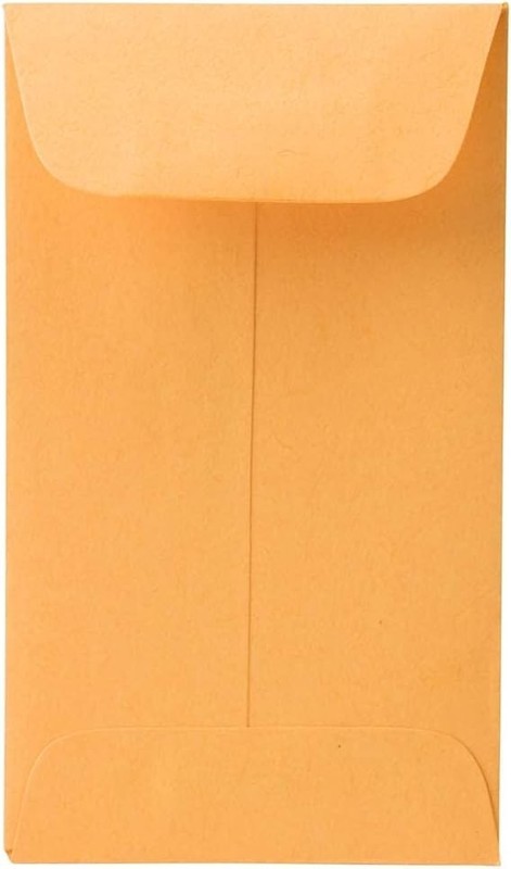 #3 Coin Envelope – 2 1/2 x 4 1/4 – Brown Kraft Manila – 100/pack