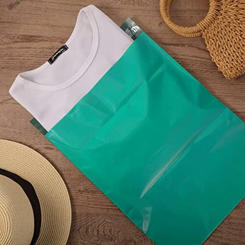 120 Pieces Poly Mailer Envelope 4 Assorted Sizes Shipping Classic Style Green gallery