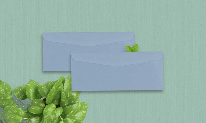 50 Business Envelopes, Standard Flap (Blue, 9.5" x 4.125") Blue 9.5" x 4.125" gallery