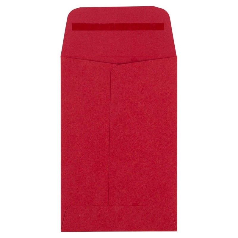 LUXPaper #4 Coin Envelopes | Peel & Press | 3'' x 4 1/2'' | Ruby Red | 80lb. ... gallery
