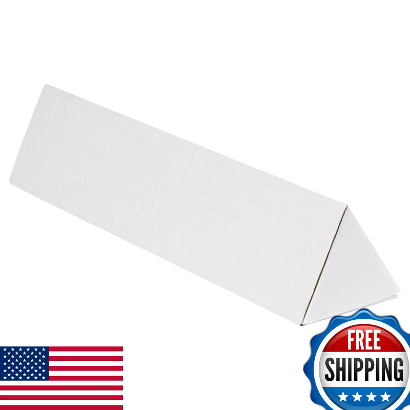 Partners Brand Pmtm224 Triangle Mailing Tubes 2 X 24 1/4 Oyster White Pack Of 50