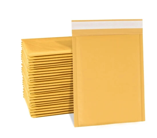 Made in USA Kraft Bubble Mailer Shipping Envelopes #000 4×7 4*7 500 pcs