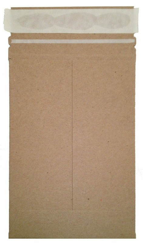 25 6 x 8 No Bend Mailers Kraft Self Seal Photo Document Flat Rigid Envelope