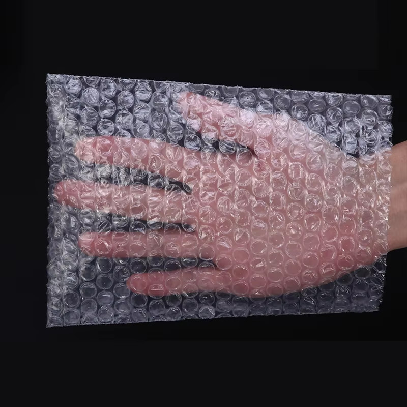 50Pcs Plastic Protective Wrap Envelope White Bubble Foam Packing Bags PE Clear B gallery