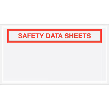Packing List Envelopes, Clear, Pk1000, Pl494