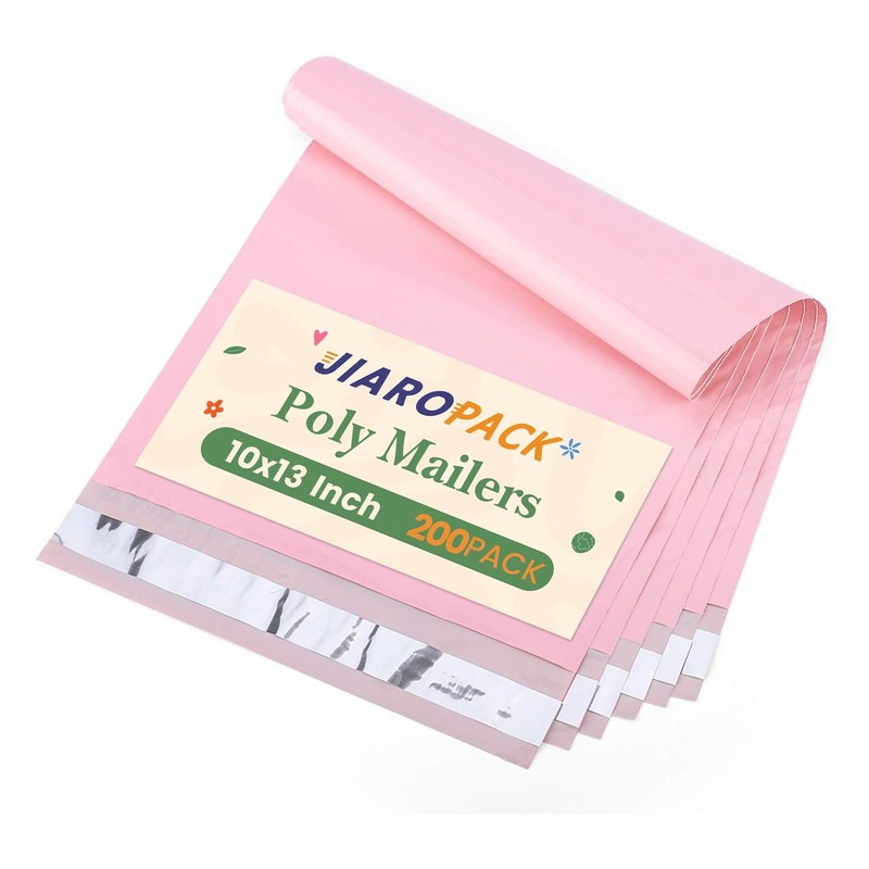 Small Poly Mailers Shipping Bags Mailing Bag Envelopes 10×13″ 200 Light Pink