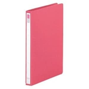 LIHIT LAB A4 2-Hole Ring File, 27mm Spine, Pink (10 Pack)
