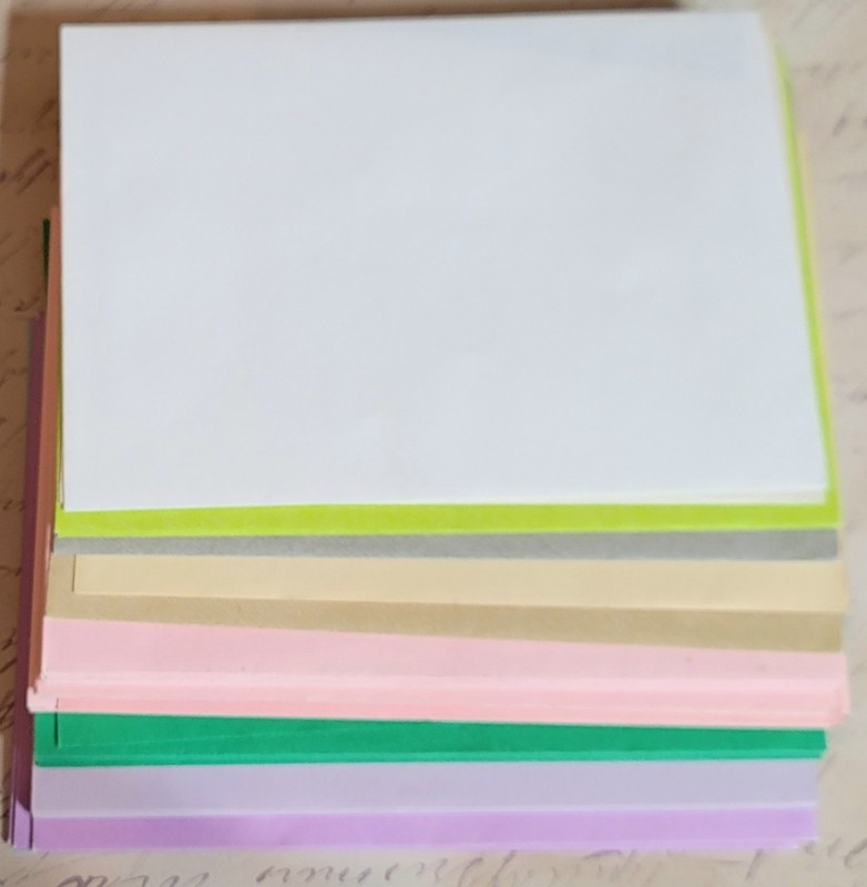 7.25" x 5.25" A7 Vintage Unused White And Color Envelopes Lots Of 50 gallery