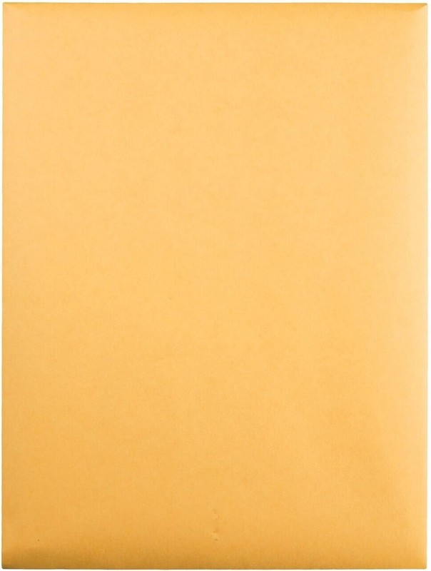 9" x 12" Clasp Envelopes, Brown Kraft, Gummed Flap, 100/Box Pack of 2 gallery