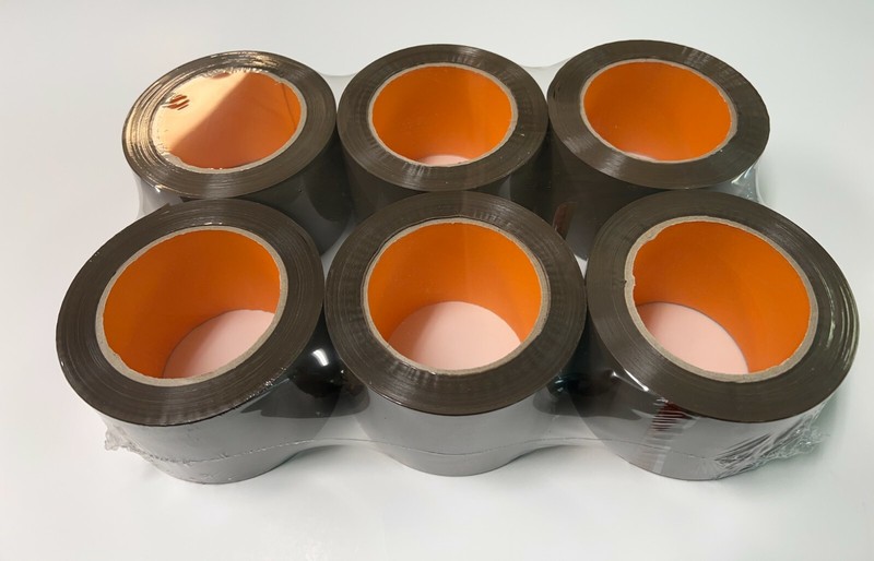 CASE OF 24 ROLLS RHINOCEROS BROWN 3” PACKING/SHIPPING TAPE, 110 YD, HEAVY DUTY