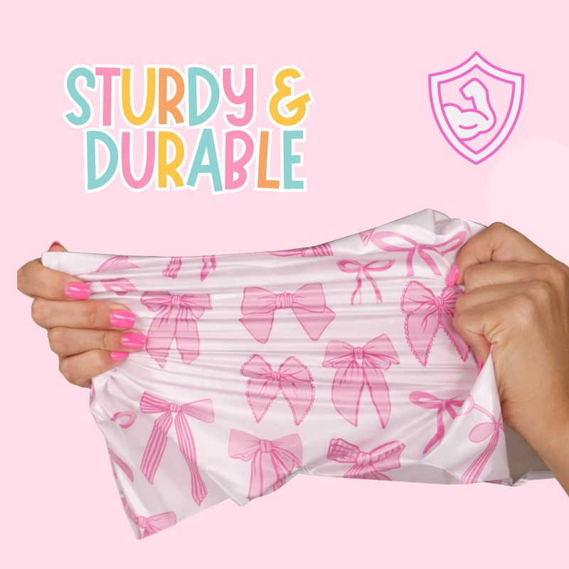 6x9 Colorful and Stylish 100 Pack Poly Mailer Bags with Unique Designs | Wate... gallery