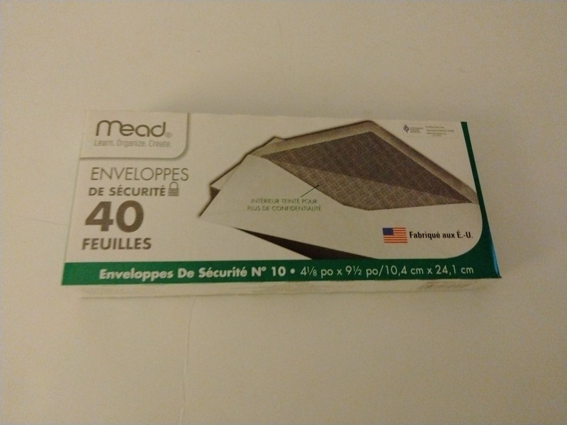 40 Security Envelopes White Letter Mailing Shipping, Confidential 4-1/8”x 9-1/2”