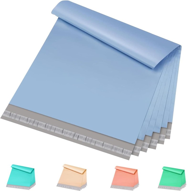 Poly Mailers Bags 14.5×19 100 Pcs | Medium Shipping Bags for Clothes | Large …