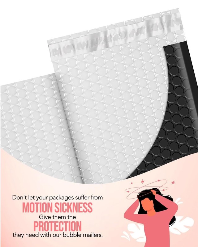 200 Pack Black Bubble Mailers 4x8" Padded Envelopes, Self-Seal Shipping Mailers gallery