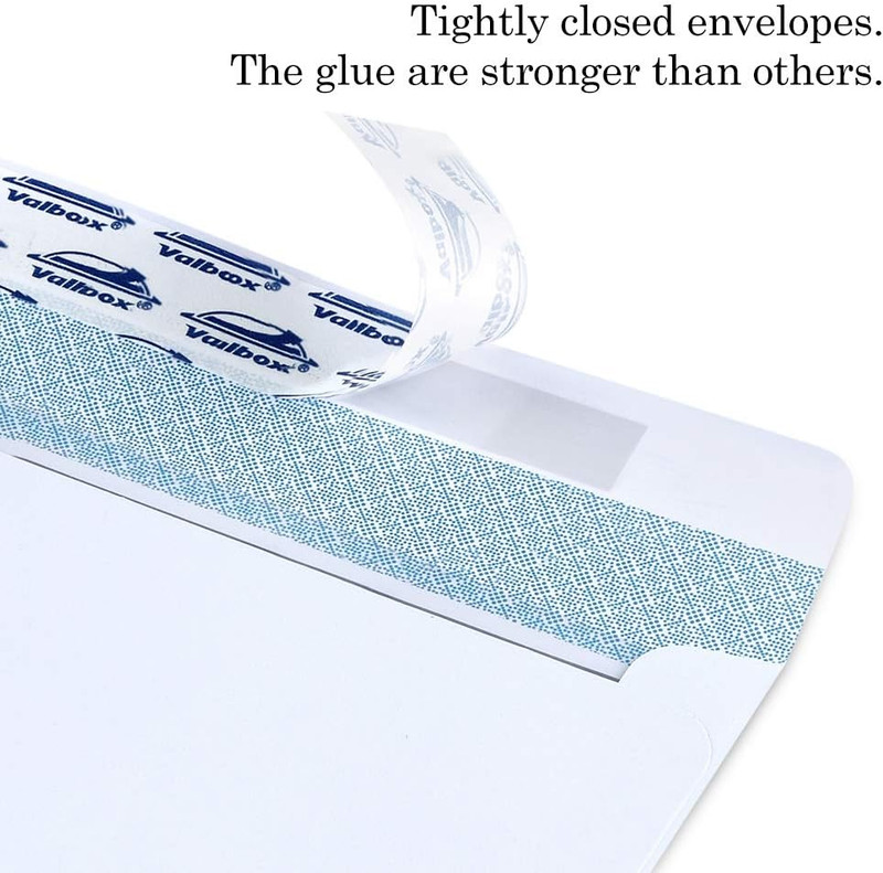 200 Count #8 Double Window Envelopes 3 5/8" X 8 11/16" Flip and Seal Double Wind gallery