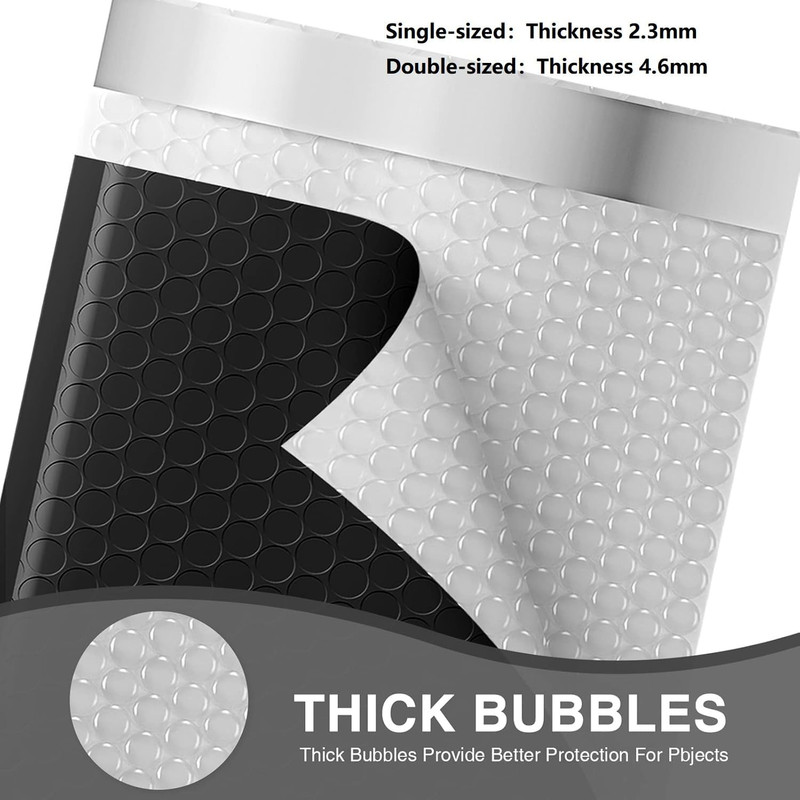 Bubble Mailers 6X10 Inch 100 Pack Black Usable Size 6X9" Opaque Padded Envelopes gallery