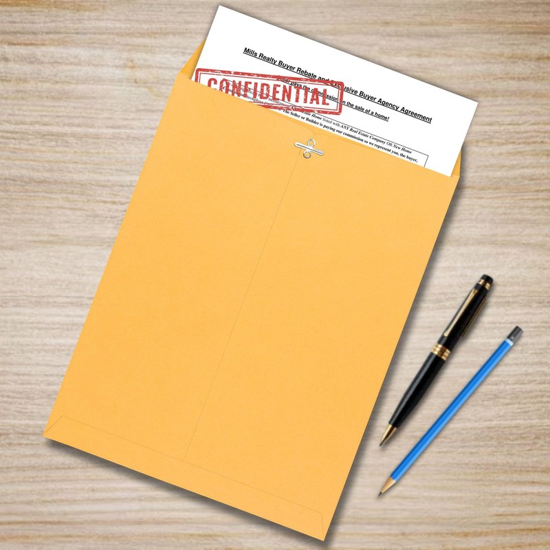 EnDoc Clasp Envelopes 10x13 Inch -15 Pack Brown Kraft 10 x 13, gallery
