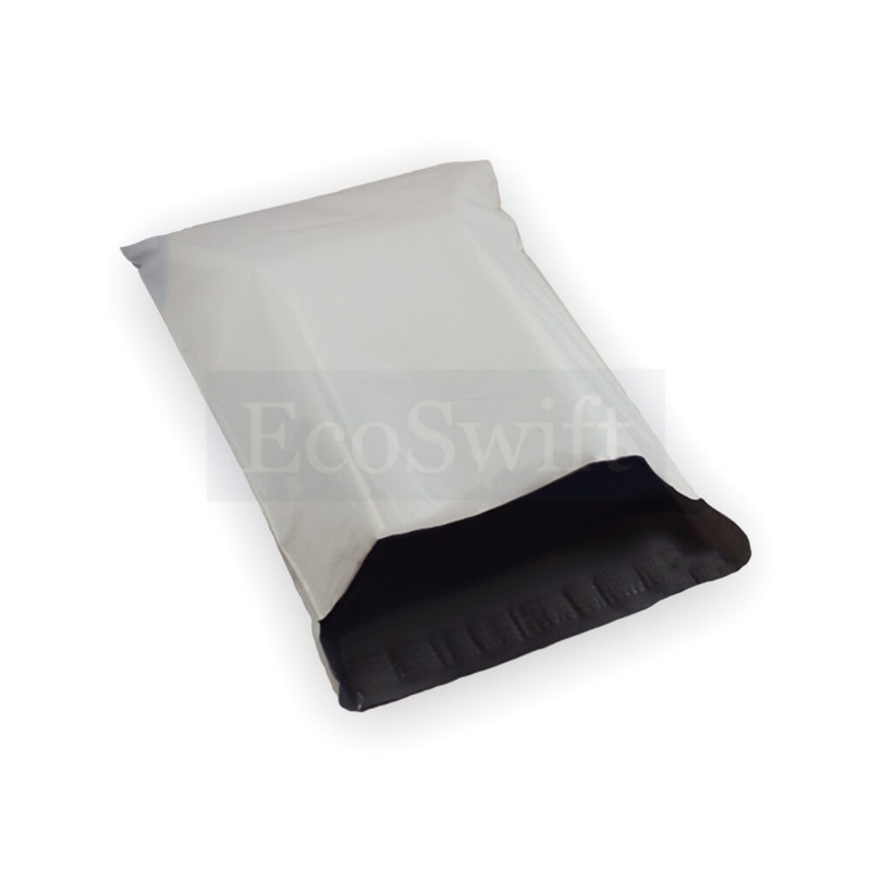 100 14x17 ECOSWIFT WHITE POLY MAILERS SHIPPING ENVELOPES BAGS gallery