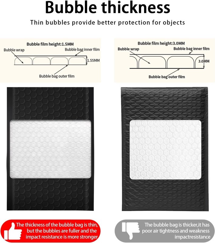 Bubble Mailers, 4x7 Inch Padded Bubble Mailers Pack of 100 Bubble Envelopes O... gallery
