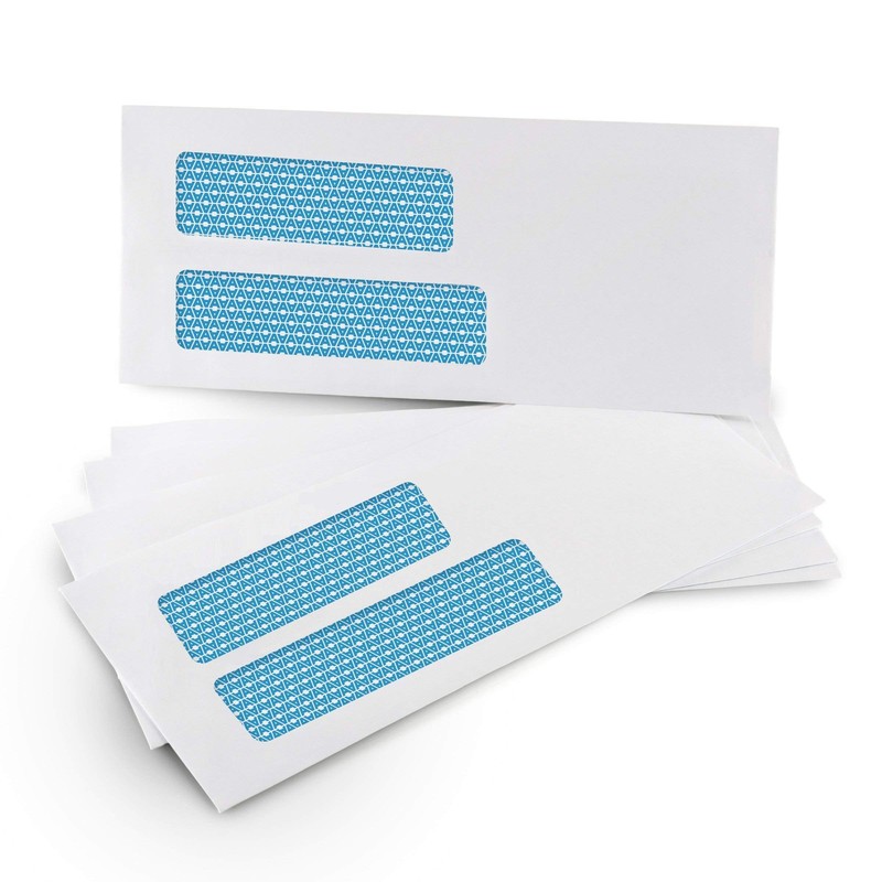 500#9 Double Window SELF Seal Security Envelopes - for Invoices, Statements & Do gallery