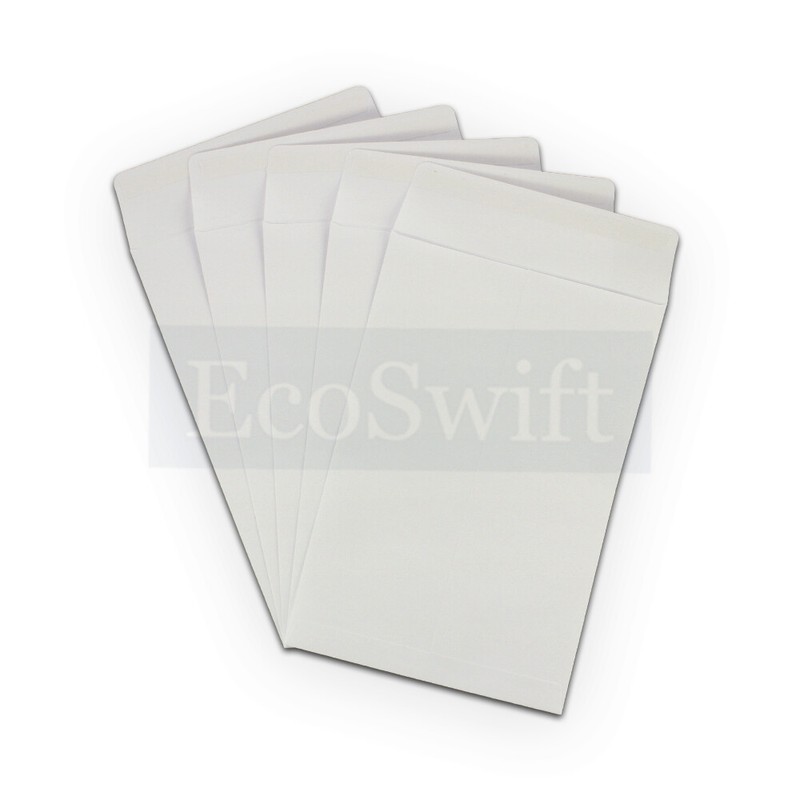 200 EcoSwift White Self-Seal Mailing Shipping Kraft Paper Envelope 28 lb. 9 x 12 gallery