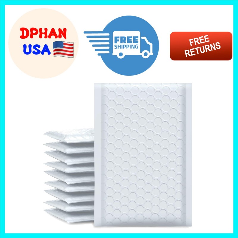 Durable 4×8 Inch Opaque Bubble Mailers – 100 Pack for Business Needs