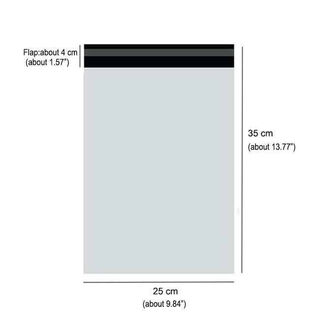 100 (9.75"x13") Light Poly Mailer 2 Mil Shipping Mailing Packaging Envelope Bags gallery
