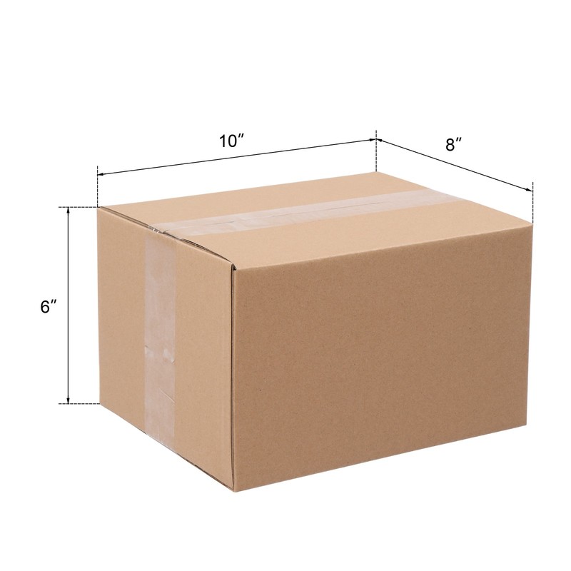 50~200 Pcs 10" x 8" x 6" Shipping Boxes Packing Mailing Storage Corrugated Box gallery