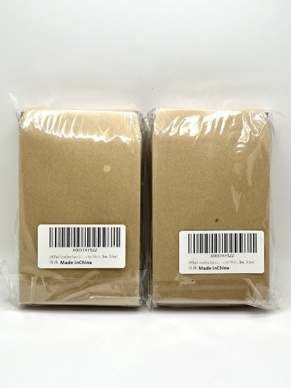 2 Pack 100ct Kraft Coin Envelopes Paper Small Seed Saving Envelope 3.23″×4.53″
