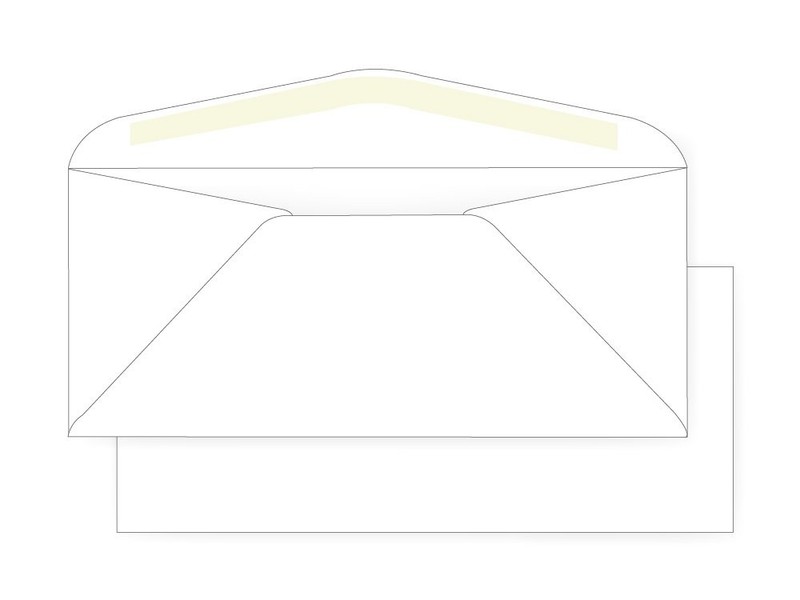 #11 Regular Envelope - 24# White Wove (4 1/2 x 10 3/8) - Commercial Envelope ...