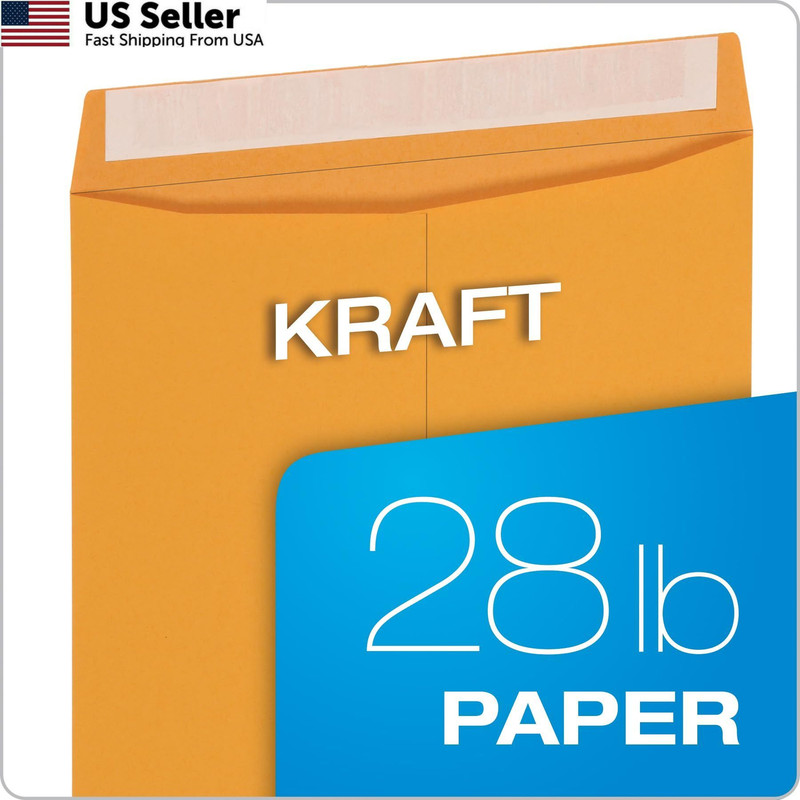 Columbian 9 x 12 Catalog Envelopes, 30 Pack, Document Envelopes Large, White gallery