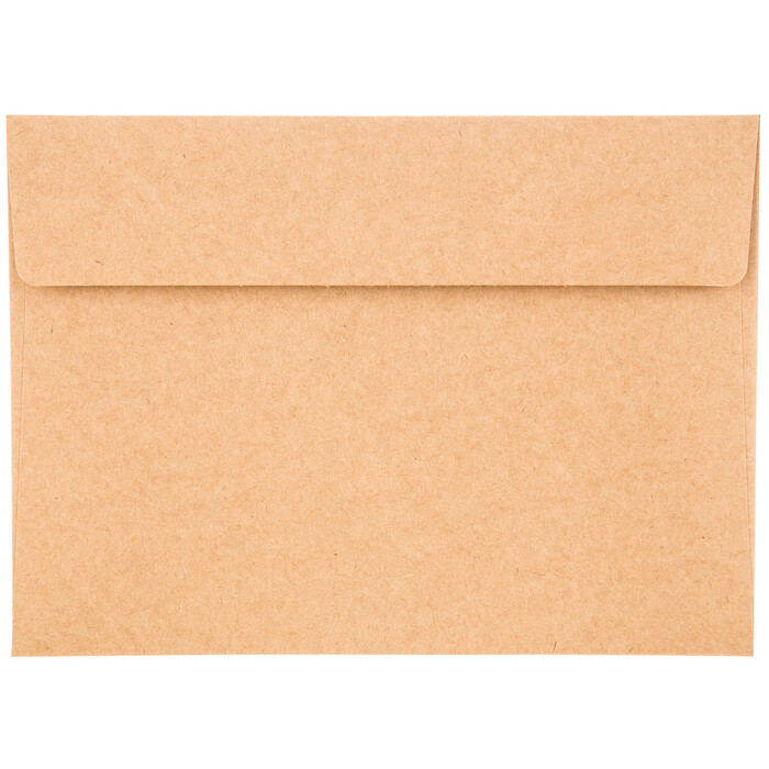 The Paper Studio A7 KRAFT Envelopes – 5.25″ x 7.25″ Pack of 12